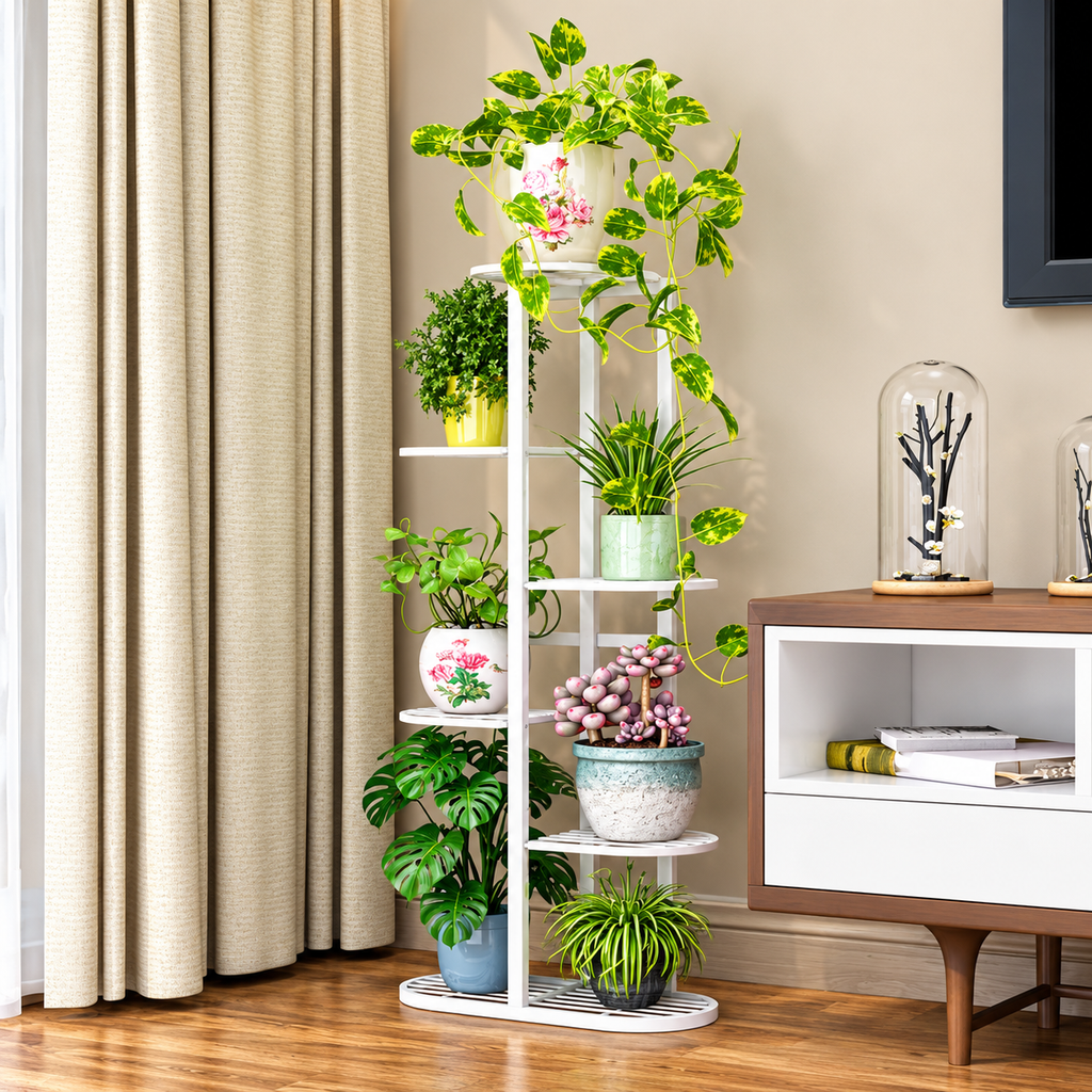 Iron Plant Stand for Home & Balcony | Indoor Plant Holder for Flower Pots