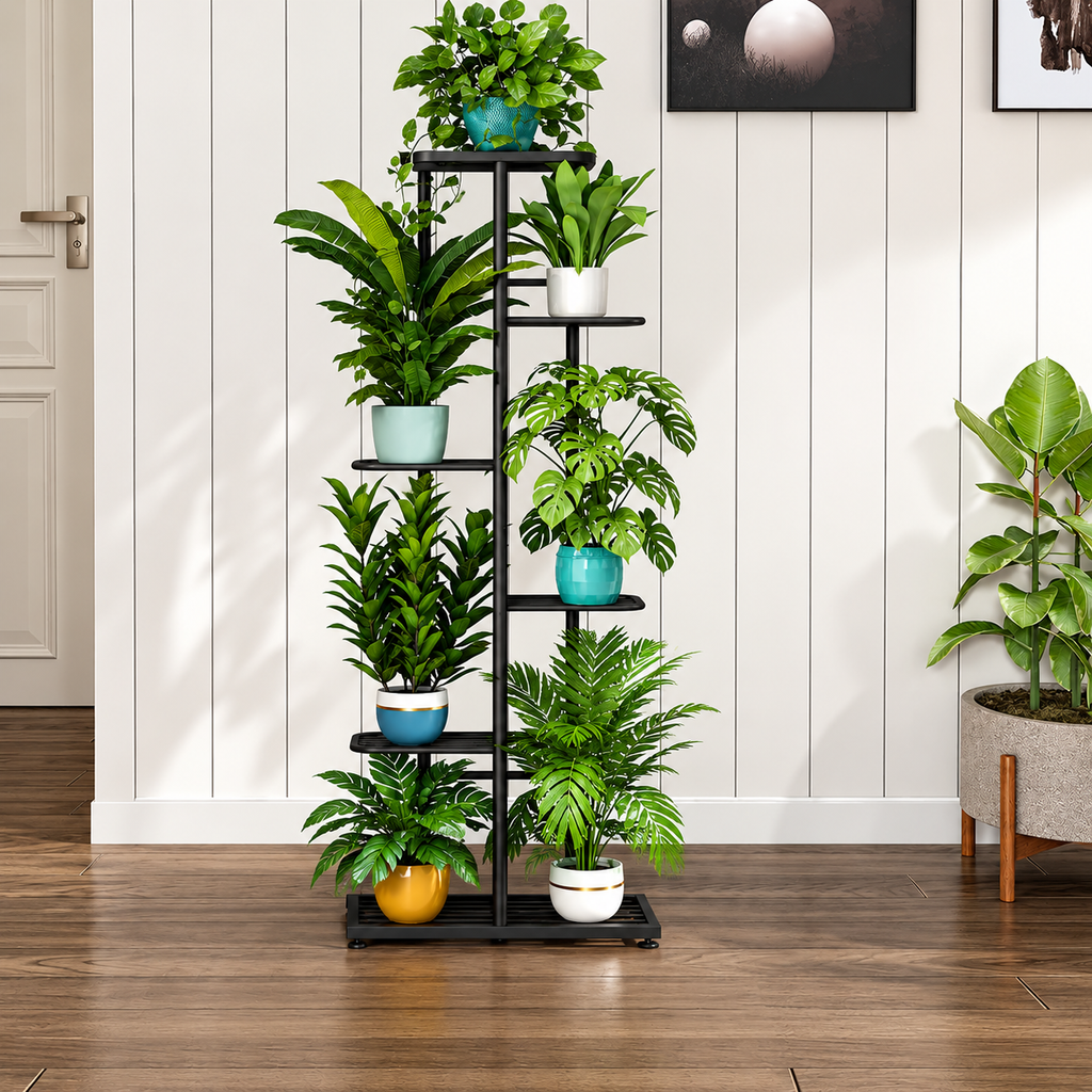 Iron Plant Stand for Home & Balcony | Indoor Plant Holder for Flower Pots